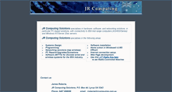 Desktop Screenshot of jrcomputing.com.au