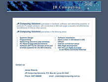 Tablet Screenshot of jrcomputing.com.au